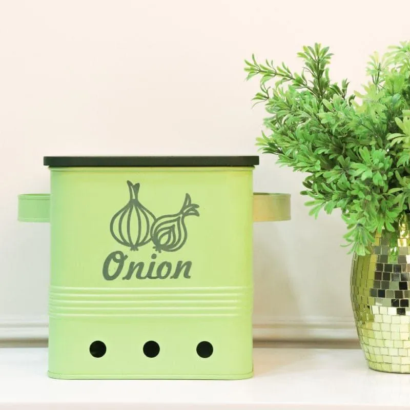 Ferrous Fun Onion Storage Box (Green) - 10 L media 1