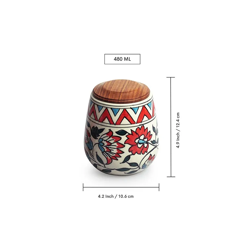 Mesa Dawn Curve Ceramic Jar - 480 mL media 6