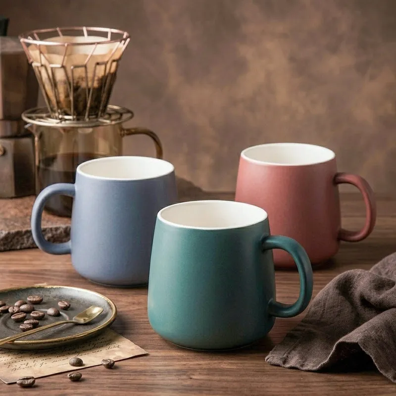 Floria Ceramic Coffee Mug (380 mL) - Green media 4