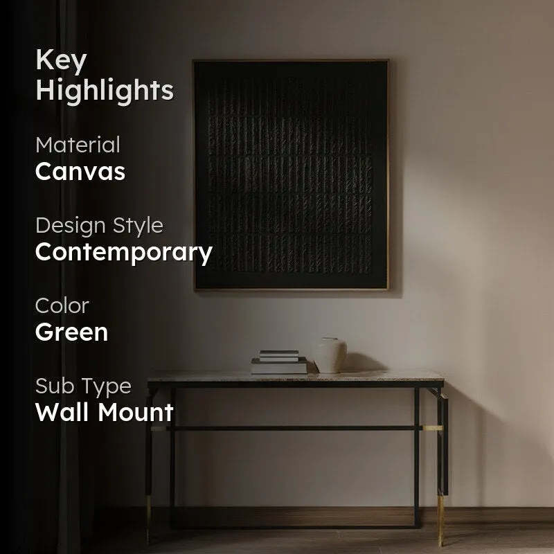Linear Rhythm Textured Canvas Wall Art media 2
