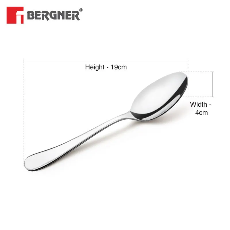 Baguette Stainless Steel Dinner Spoon - Set of Six media 10