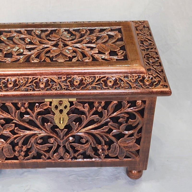 Arysta Decorative Wood Jewel Box - Brown media 3
