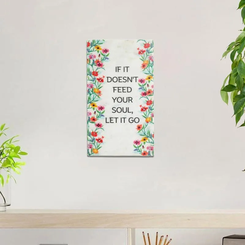Let It Go Printed Marble Wall Accent media 1