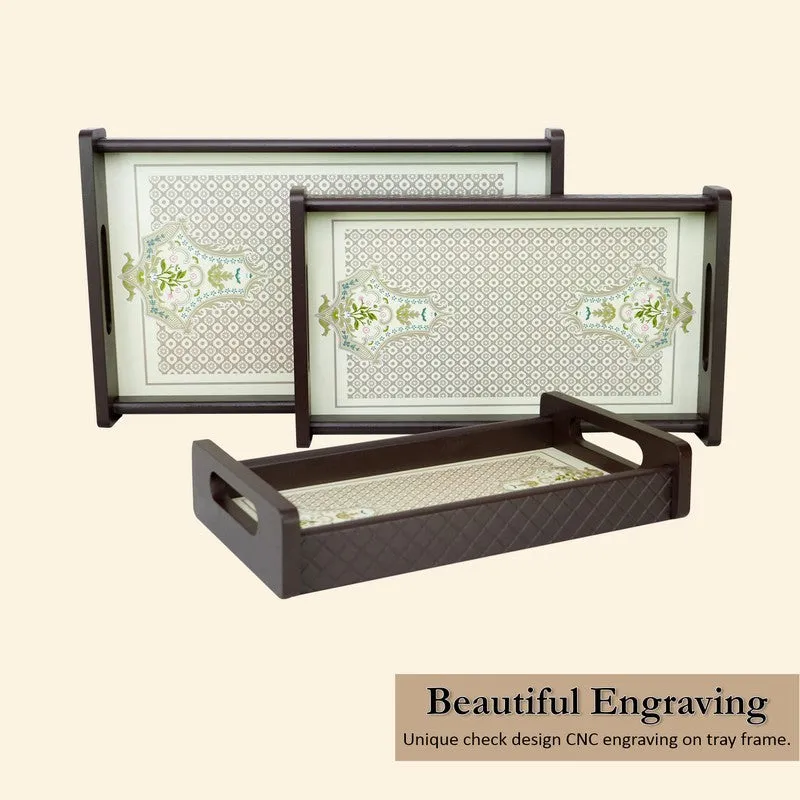 Maveno Wooden Serving Tray - Set Of Three media 7
