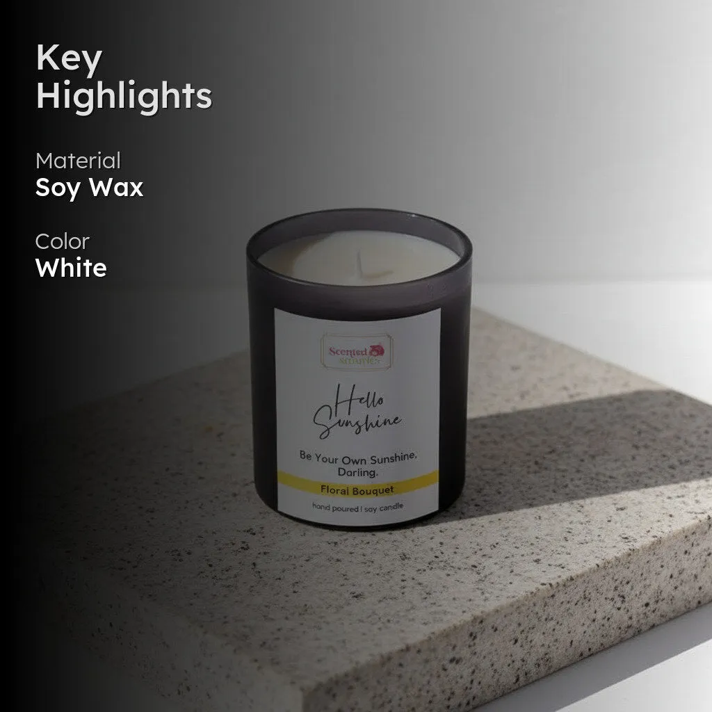 Hello Sunshine Scented Soy Wax Candle media 3