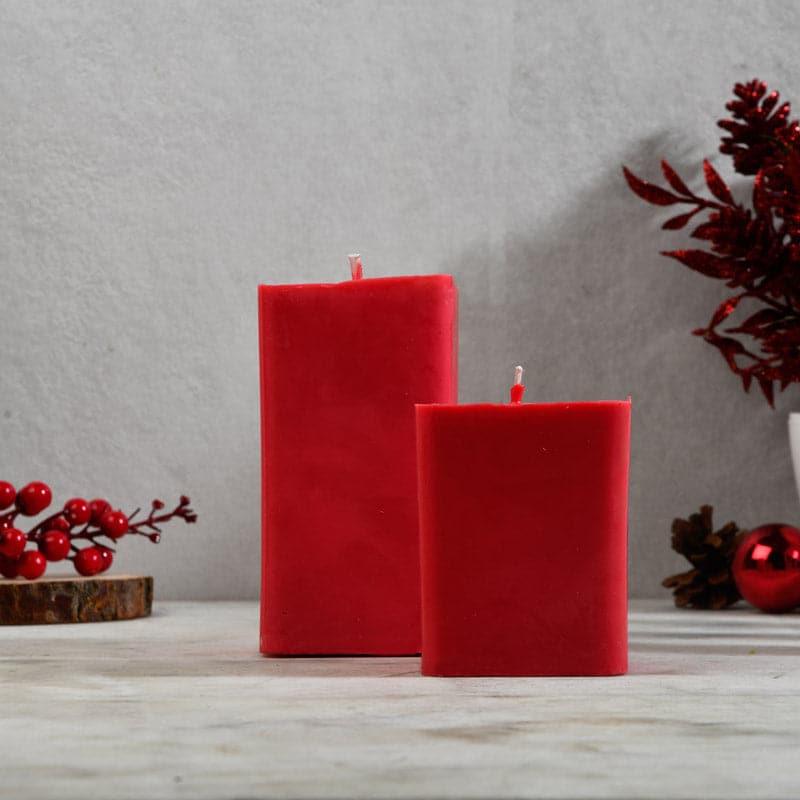 Love & Kindness- Combo Set of 2 Bergamot & Vanilla Scented Pillar Candles media 5