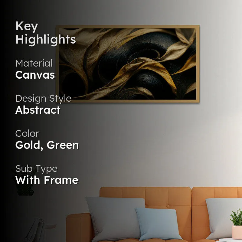 Glazy Glitter Canvas Wall Painting media 2