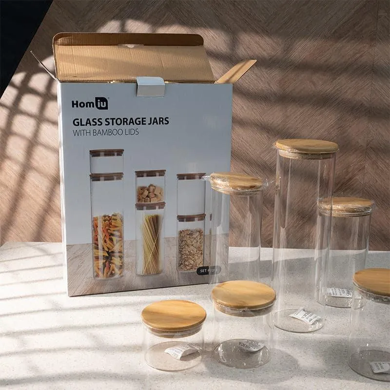 Nidora Transparent Storage Container - Set Of Six media 6