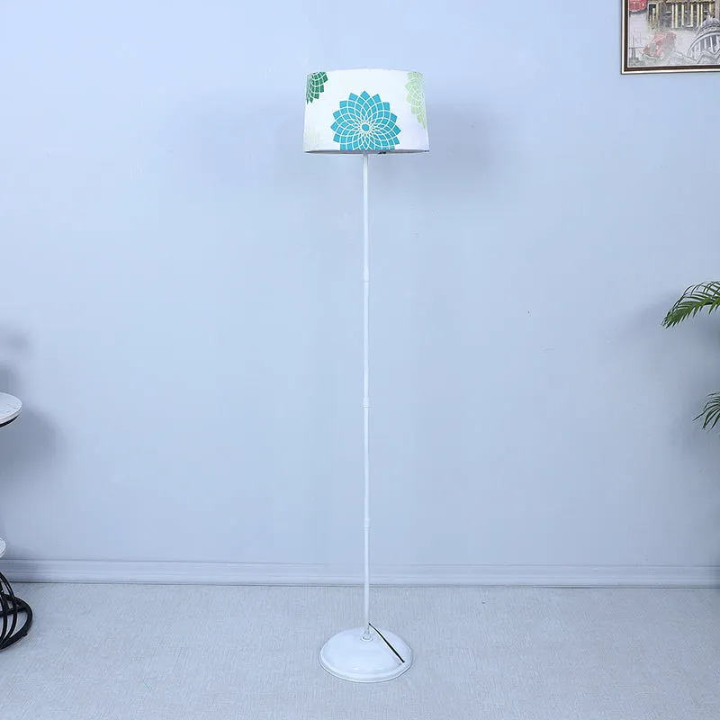 Akari Printed Metal Floor Lamp - White media 3