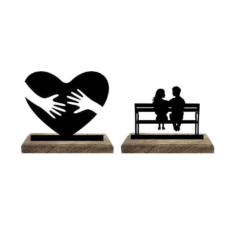Everlong Affection Showpiece - Set Of Two media 6