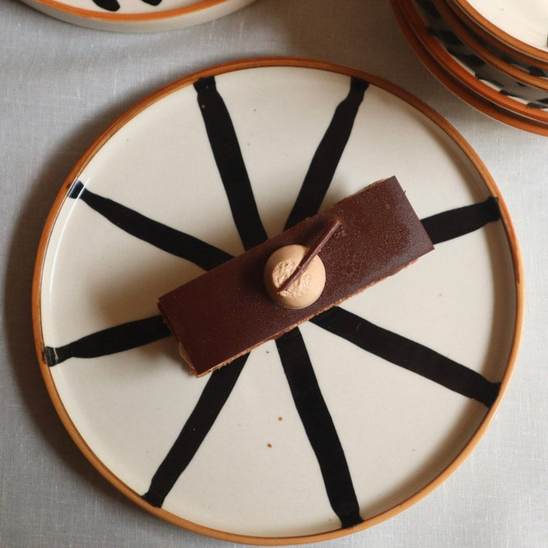 Grava Boho Ceramic Platter - Set of Two media 4