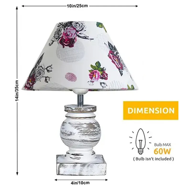 Aliora Nova Rosa Wooden Table Lamp - Multicolor media 5