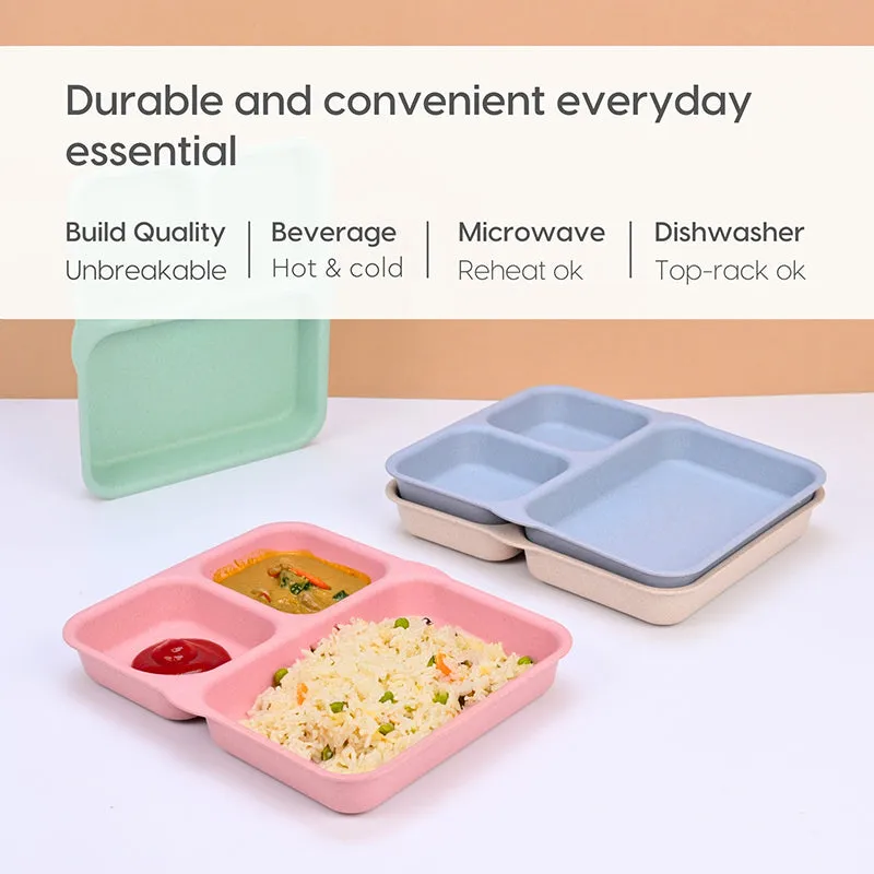 Leaflet Sectioned Dinner Plate - Set Of Four media 3