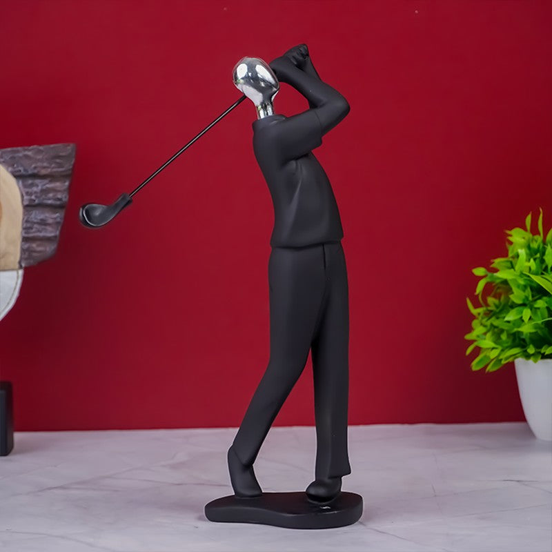 Modern Gaze Sculpture Showpieces - Black