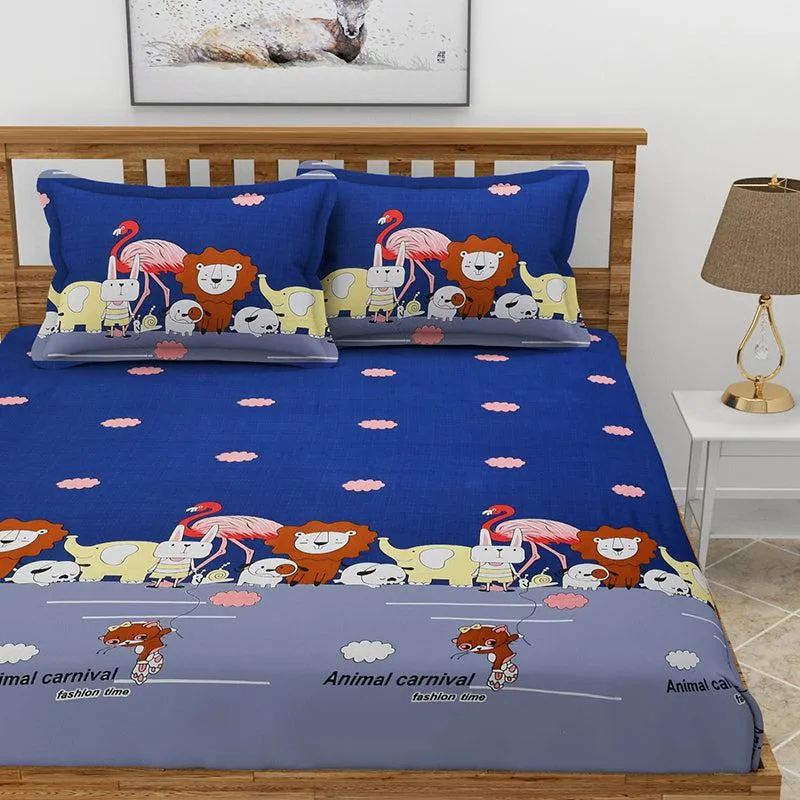 Lion's Lullaby Kids Microfiber Bedsheet - 150 GSM media 3