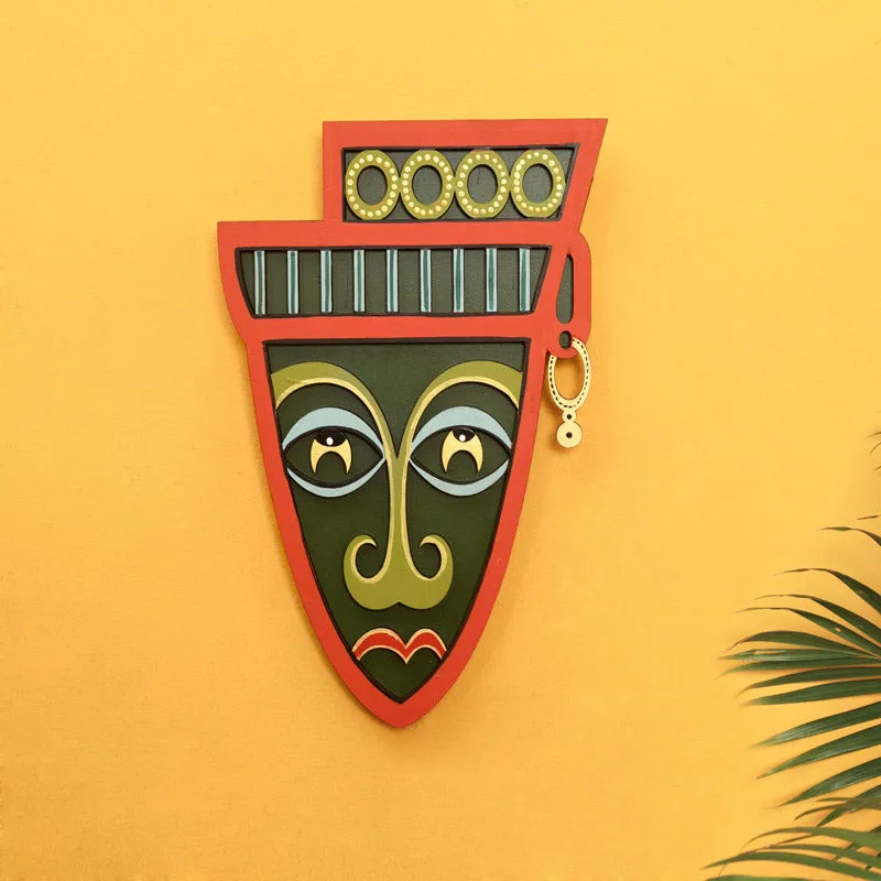 Inerney Mask Wooden Wall Accent media 1