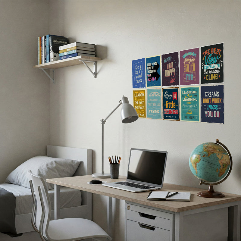 Motivational Mindset Wall Poster - Set Of Ten media 3