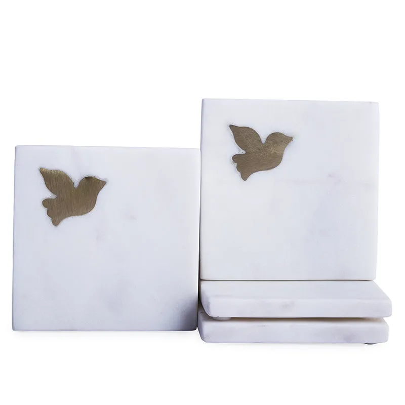 Corsica Wings Marble Coaster - Set Of Four media 6