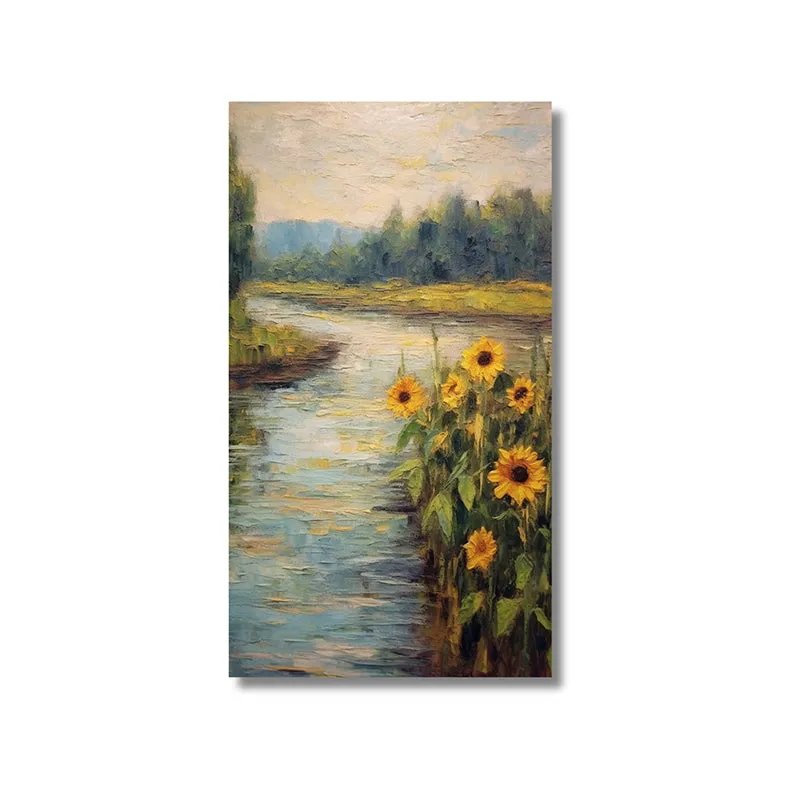 Sunflower Streams Wall Painting media 4