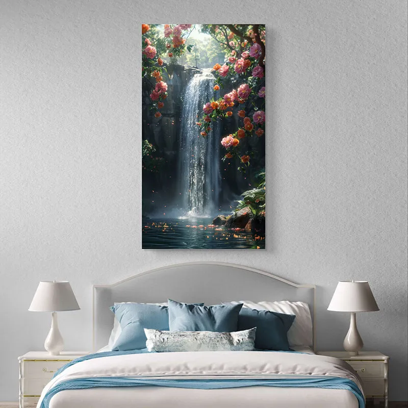Mystical Cascades Wall Painting media 4