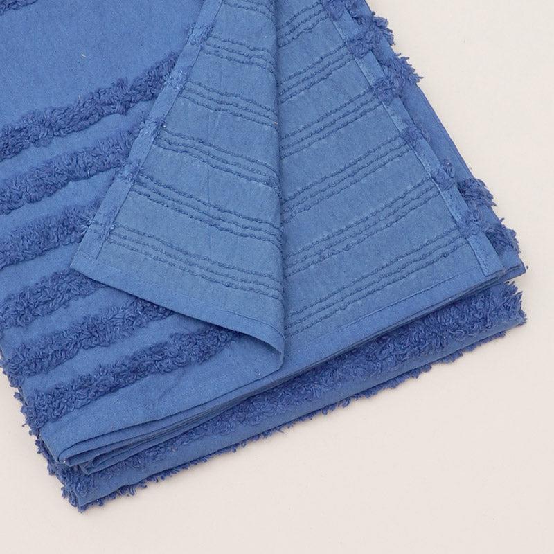 Nishtha Cotton Throw - Blue media 5