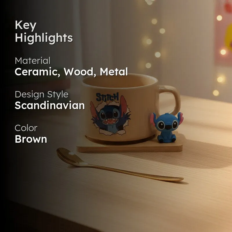 Bean Ceramic,Wood,Metal Coffee Mug (200 mL) media 2