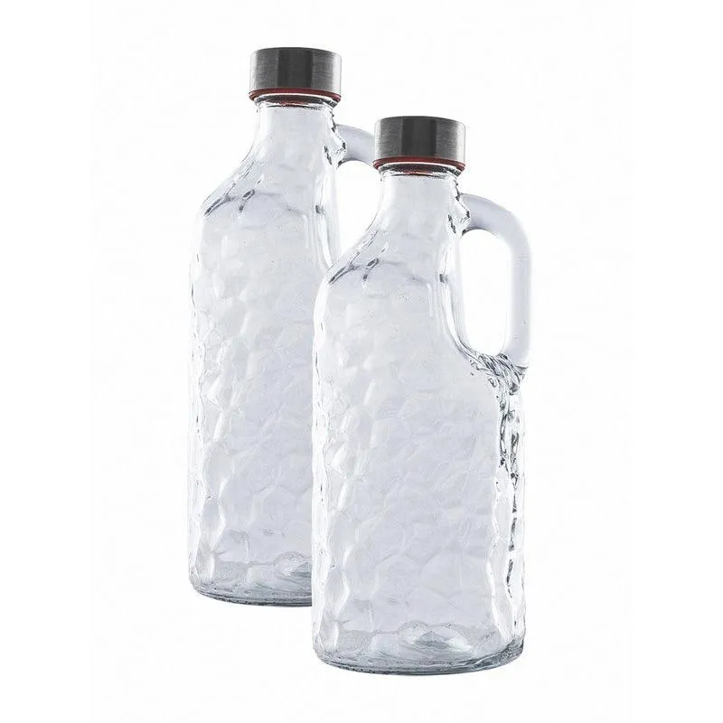 Grid Ripple Bottle (1000 ML) - Set Of Two media 3
