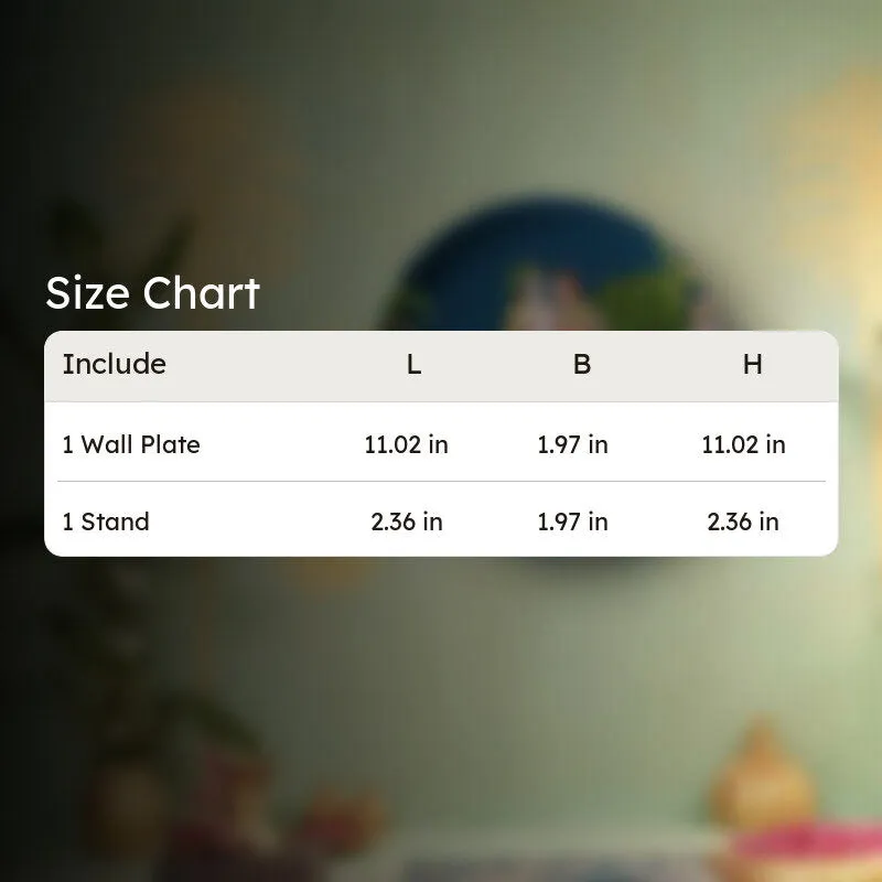 Radha (Krishna Decorative Plate) - Two Piece Set media 9