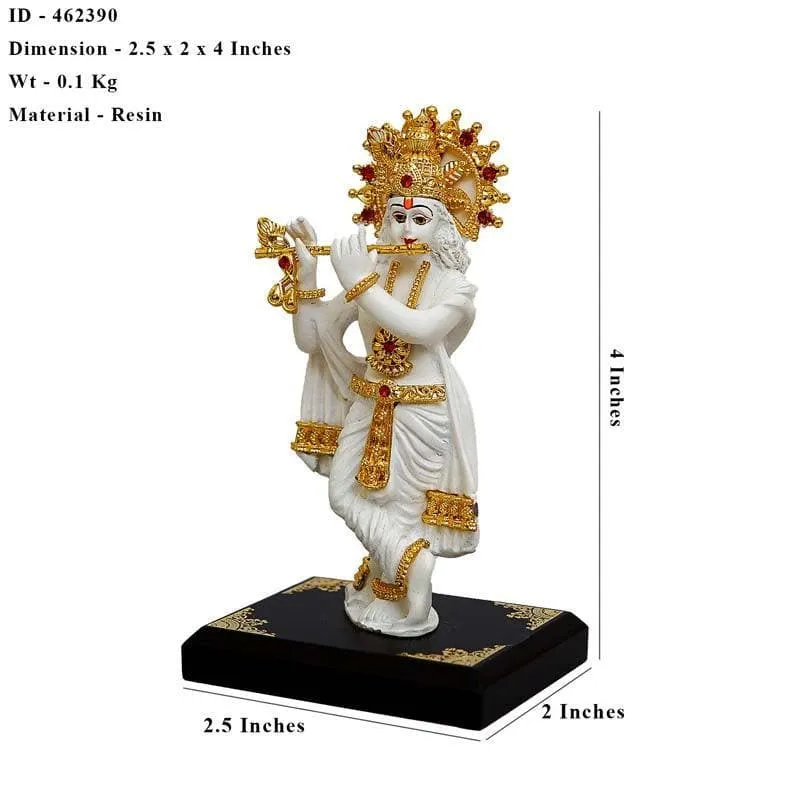 Standing Krishna Murti - White media 7