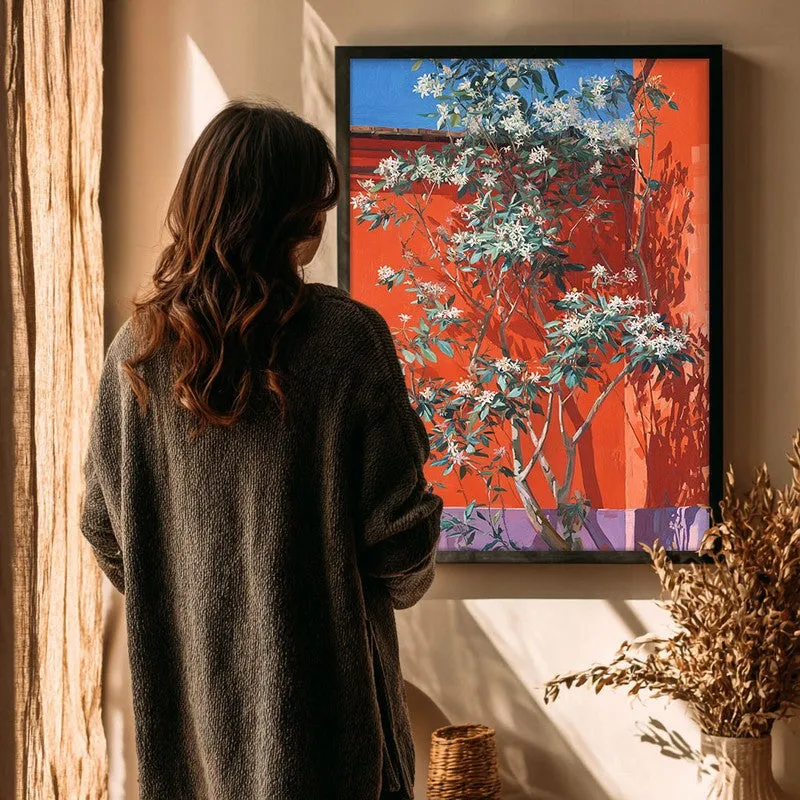 Autumra Canvas Wall Painting With Black Frame media 4