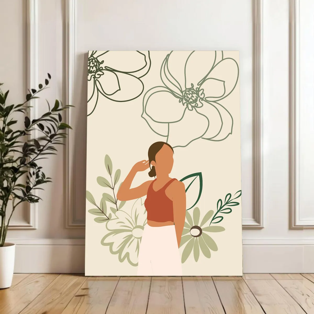 Daydream Cotton Canvas Wall Painting media 4