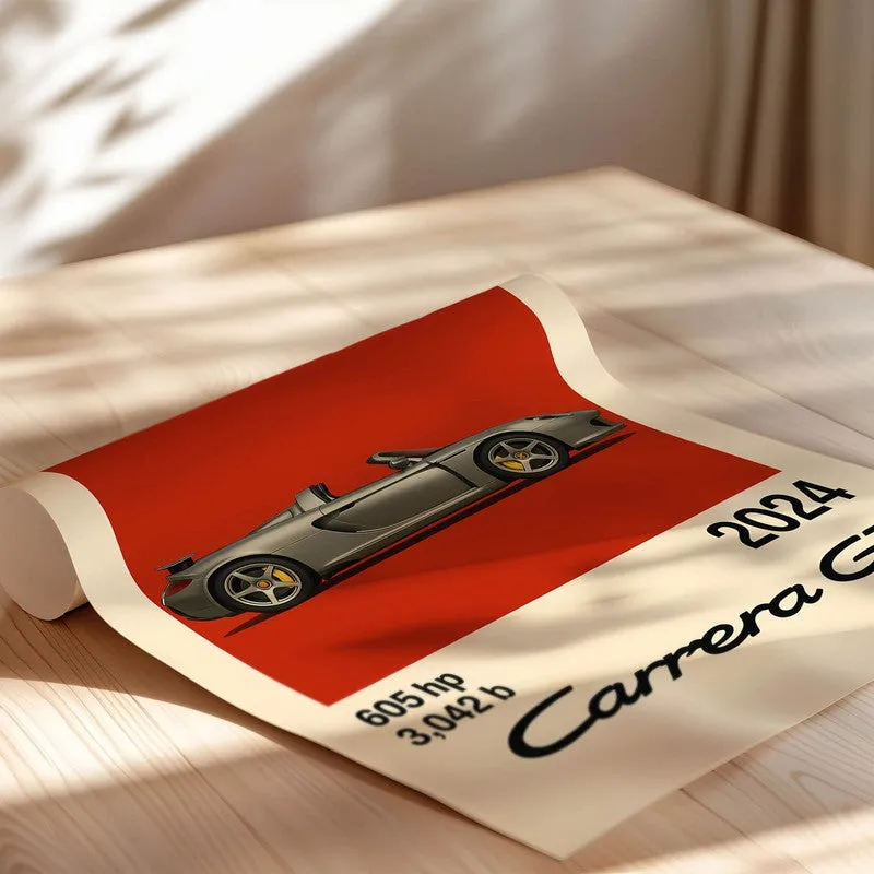 Carrera GT Legacy Wall Poster media 5