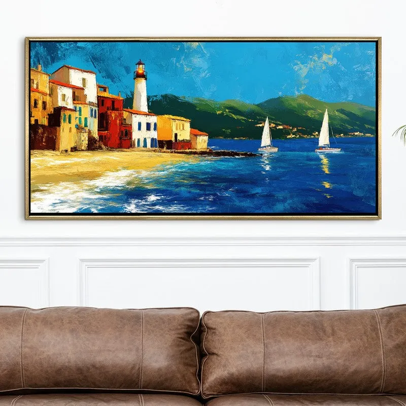 Bluehaven Canvas Wall Painting With Frame media 4