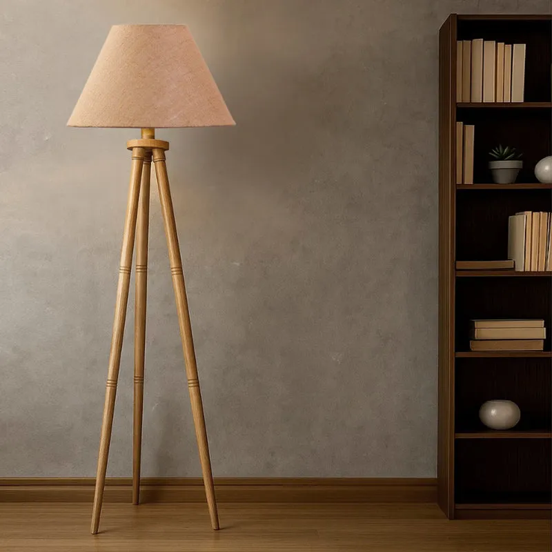 Sienna II Tripod Floor Lamp - Beige media 3