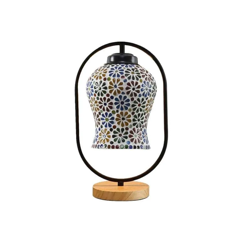 Dazzle Daze Glass Table Lamp - Multicolor media 4
