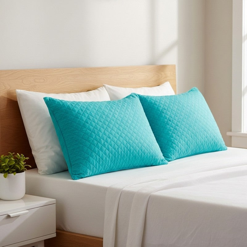 Diamond Quilted Cotton Pillow