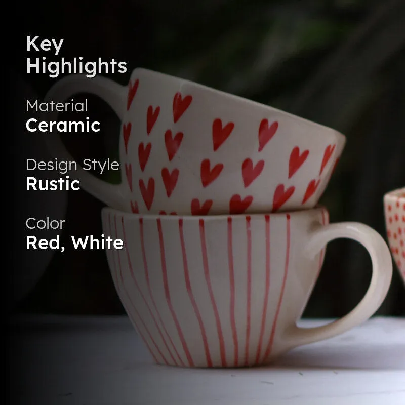 Byrne Ceramic Tea Cup (220 mL Each) - Set of Two media 2