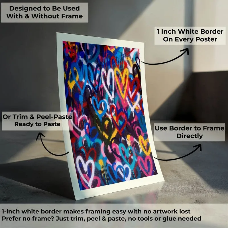 Vibrant Heartstrings Wall Poster media 9