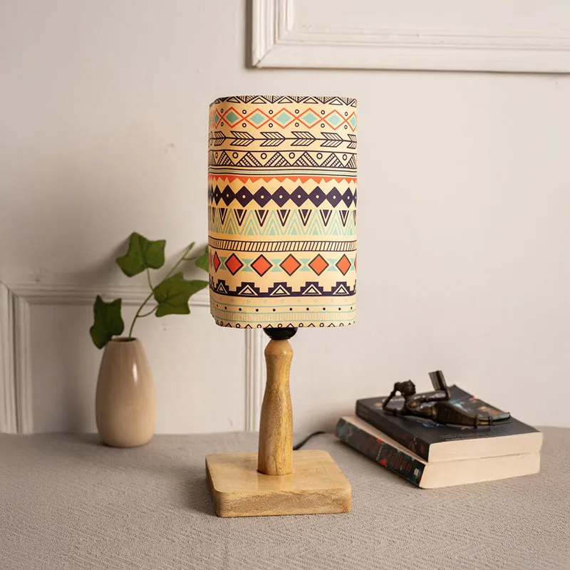 Moulda Aztec Fabric Table Lamp - Multicolor media 2