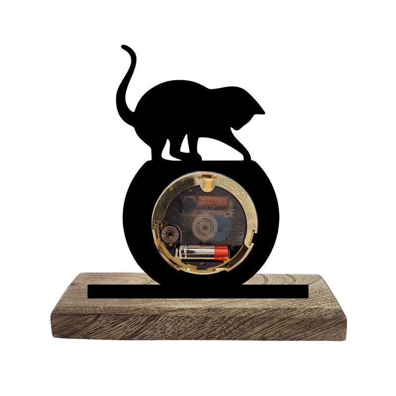 Cat's Play Analog Table Clock media 3