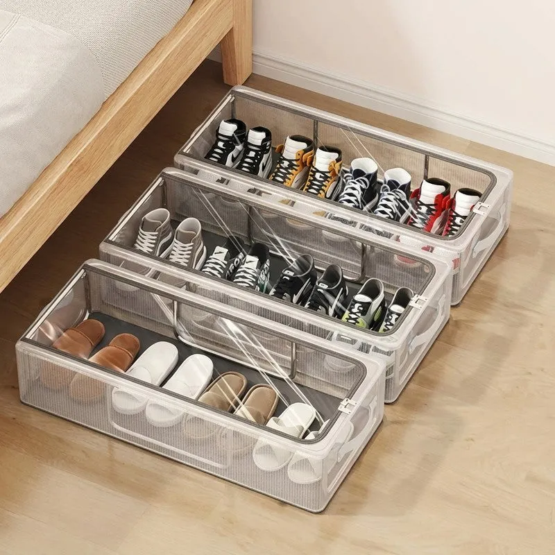 Neat Grid PVC Storage Box - Set Of Three media 1