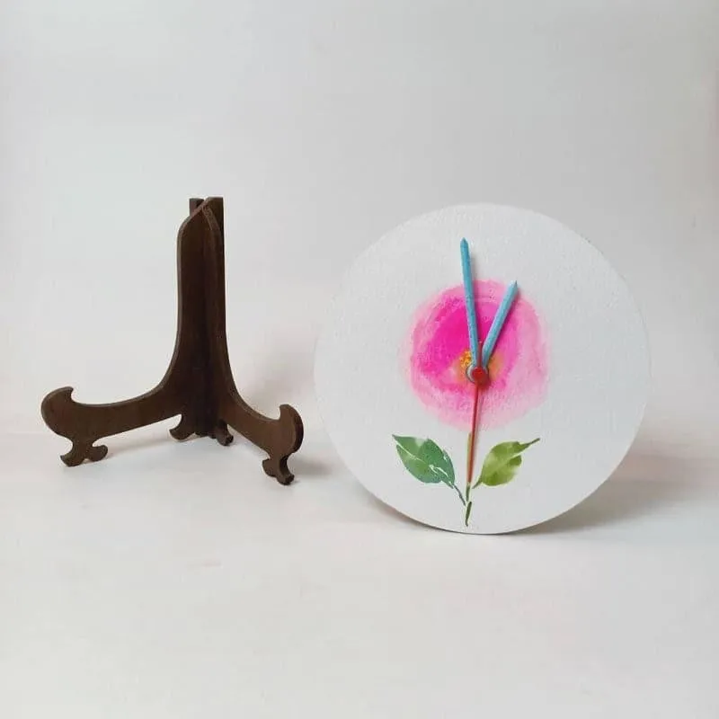Mercy Flora Handpainted Table Clock media 3