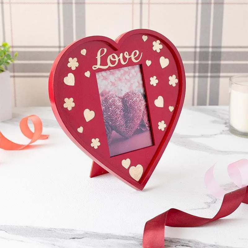 Lovely Luxe Photo Frame - Red media 1