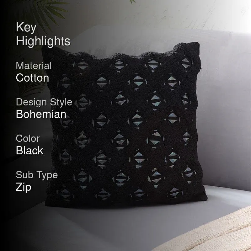 Dreva Cushion Cover - Black media 2