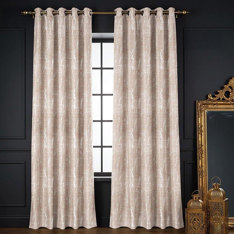 Urban Space Dusk Blackout Curtain (Beige) - Set Of Two media 2