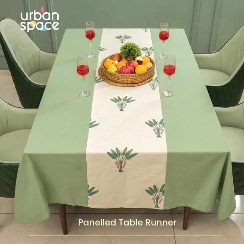 Urban Space Dualis Table Cover - Green & Off White media 3