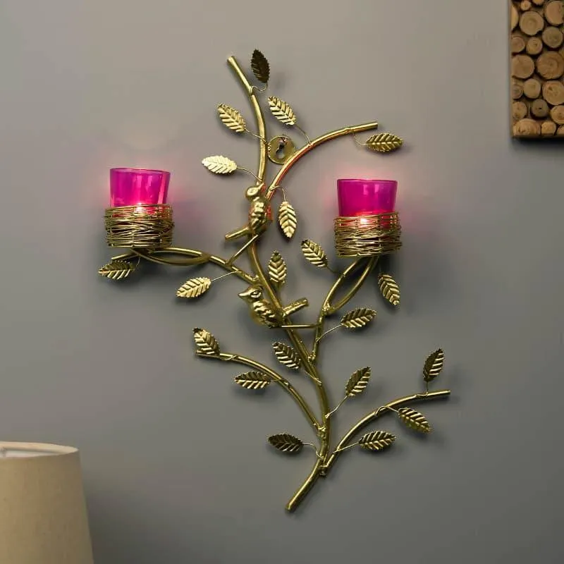 Aurum Stem Candle Holder Votive - Pink media 1