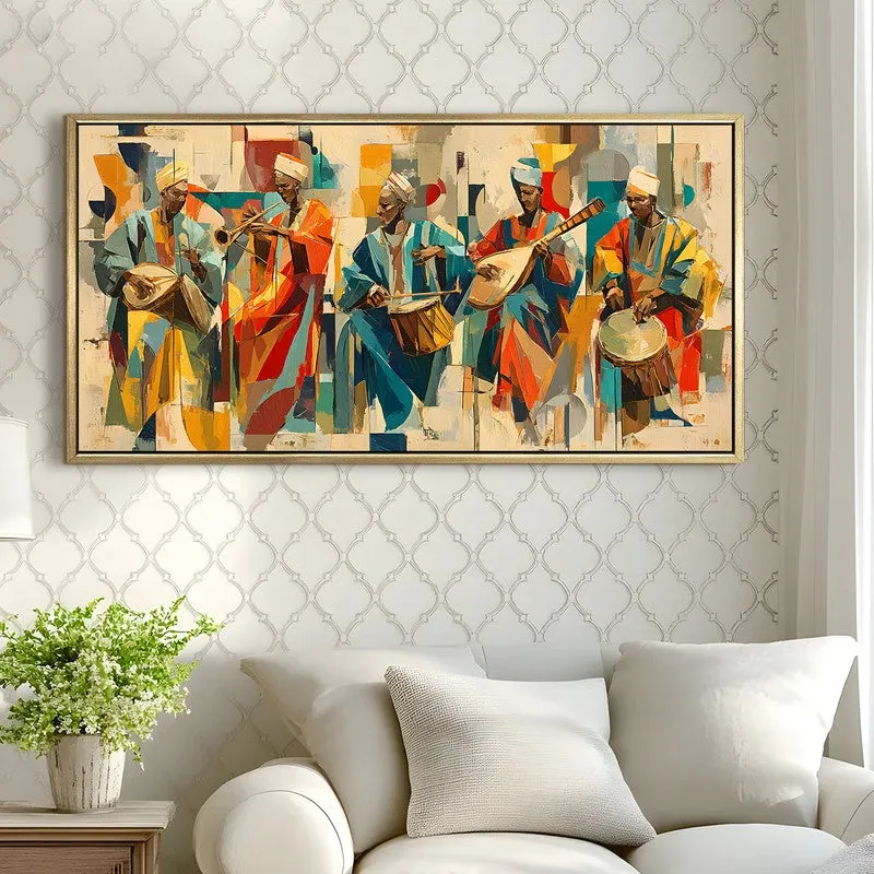 Syncopated Souls Canvas Wall Painting With Frame media 4