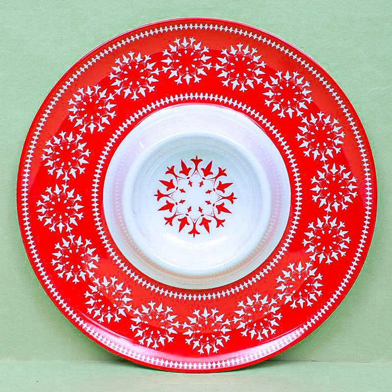 Nixa Melamine Platter - Red media 4