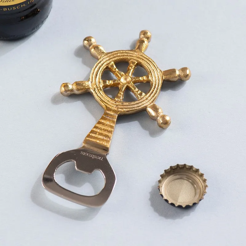 The Popper Stainless Steel Bottle Opener - Gold media 1